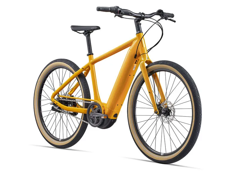 2022 Momentum Transend E+ GTS Electric Bike in Yellow-2